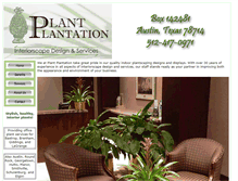 Tablet Screenshot of plantplantation.com